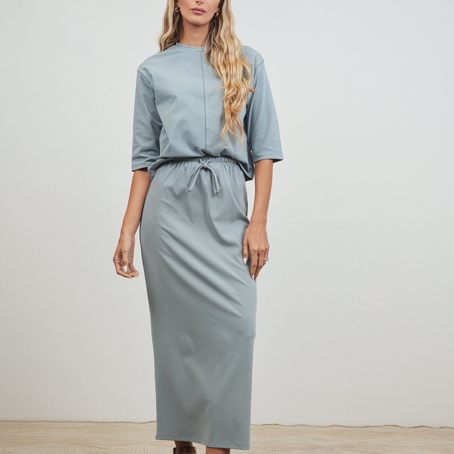 Tie Waist Tshirt Skirt