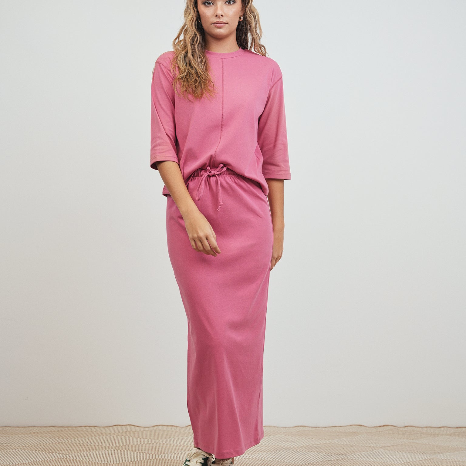 Tie Waist Tshirt Skirt