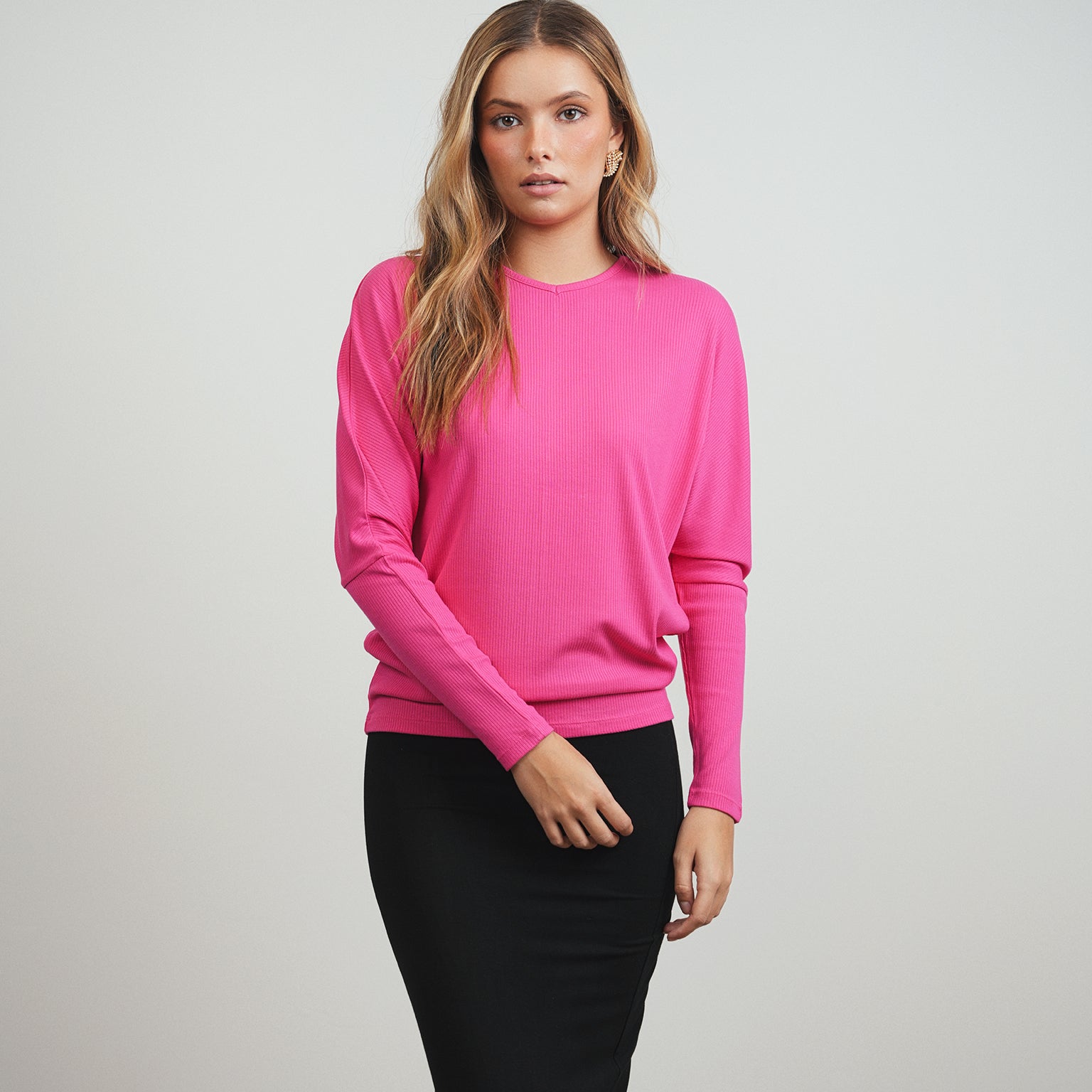 Soft Rib Dolman Tee