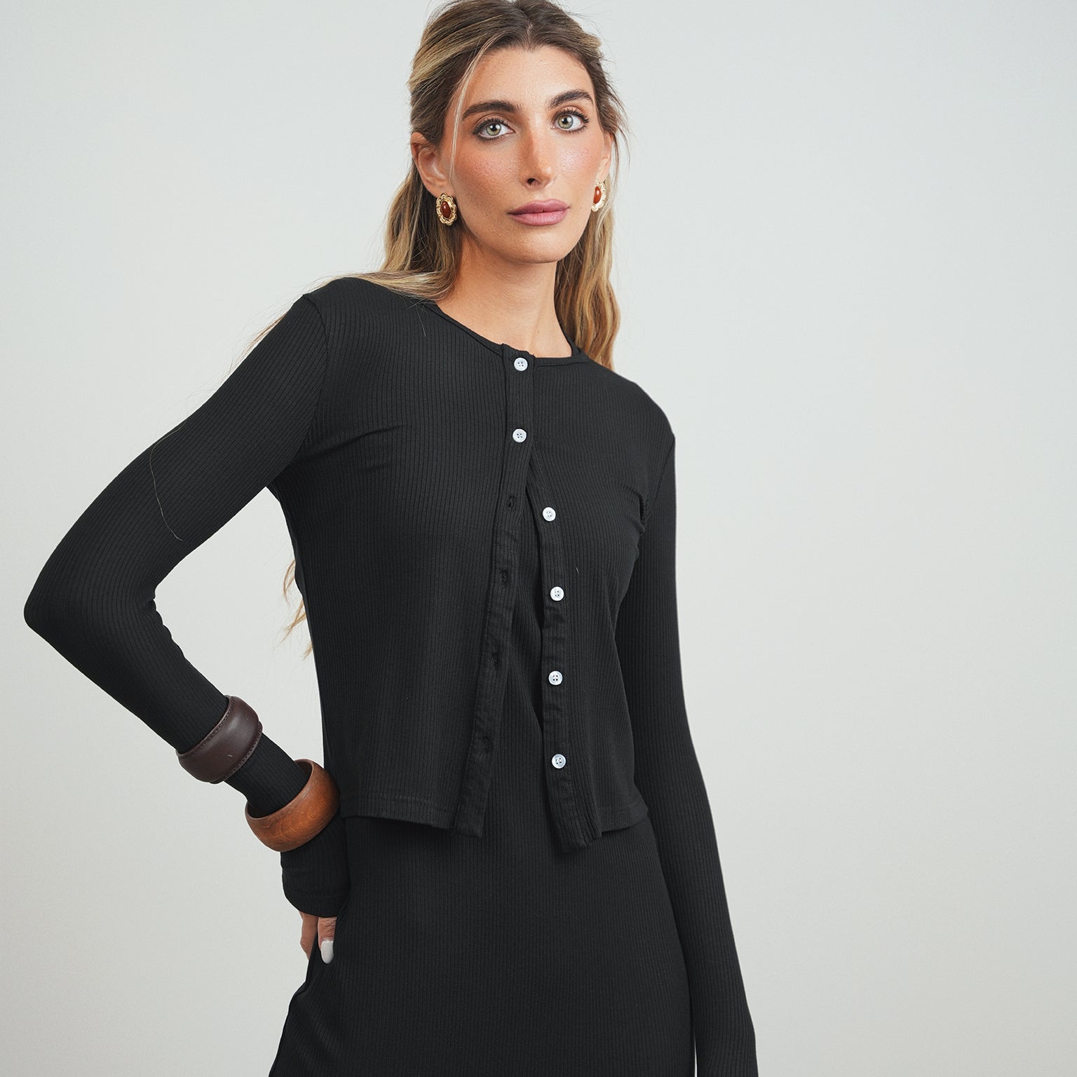 Soft Rib Cardigan