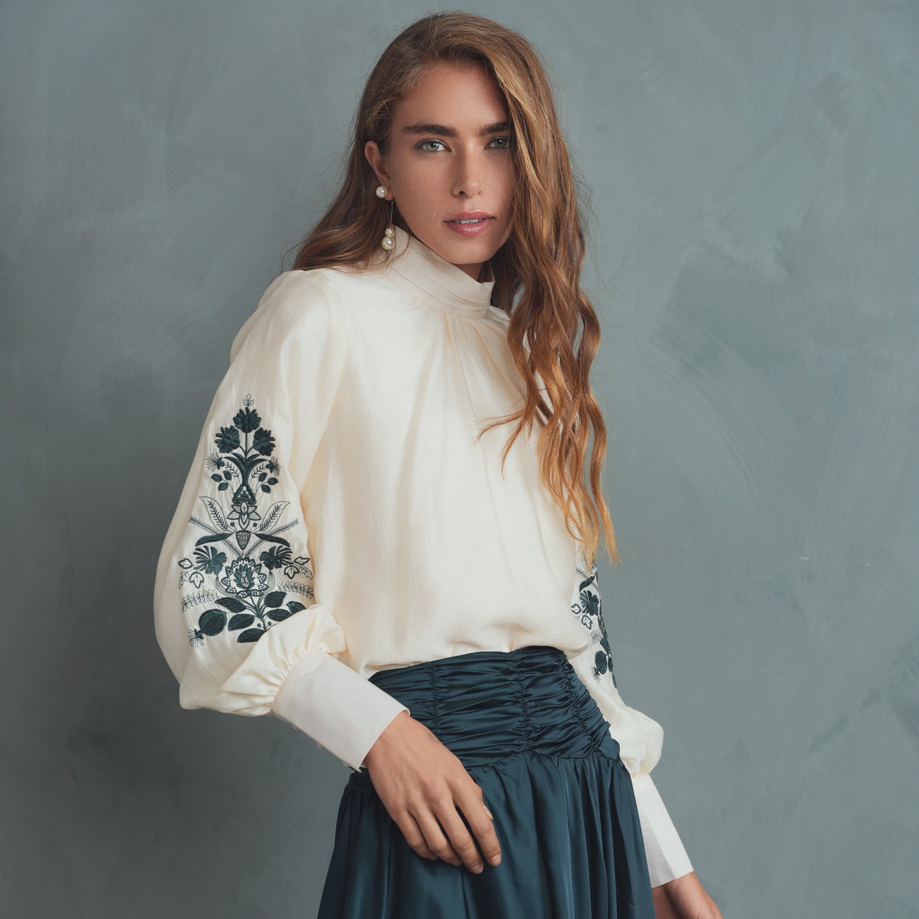 Mock Neck Top