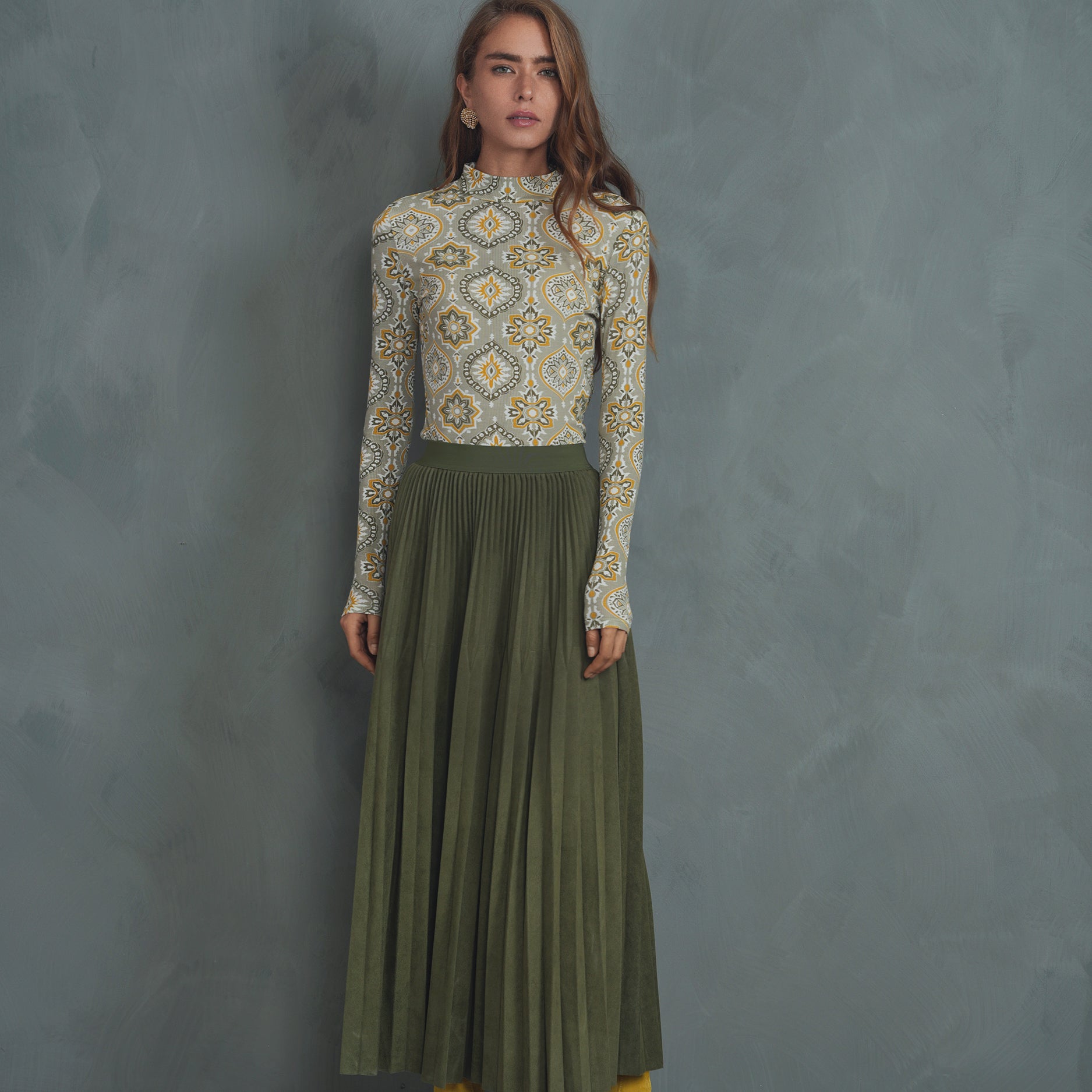 Suede Skirt