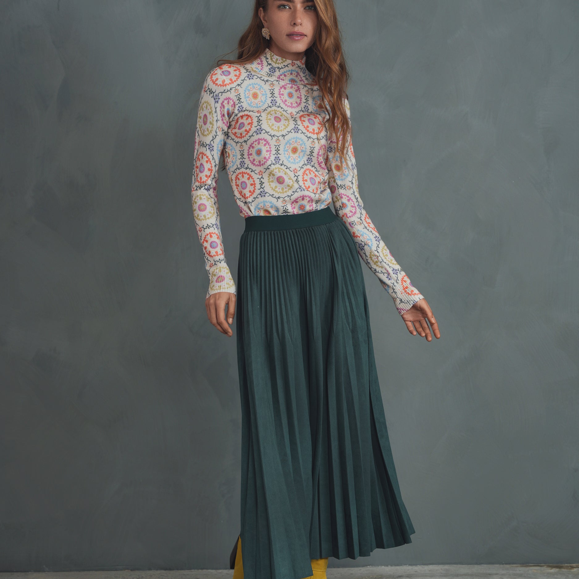 Suede Skirt