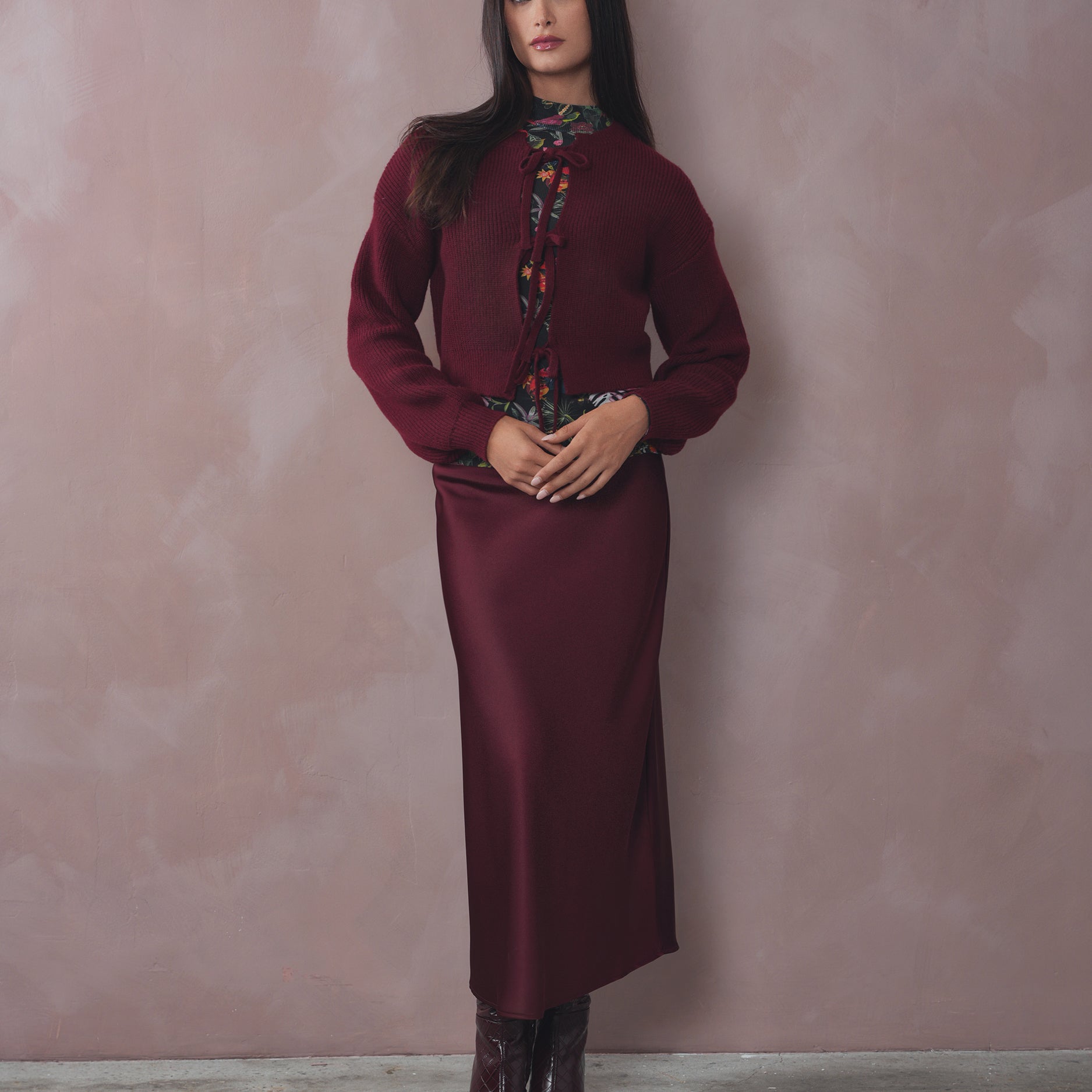 Tie Cardigan