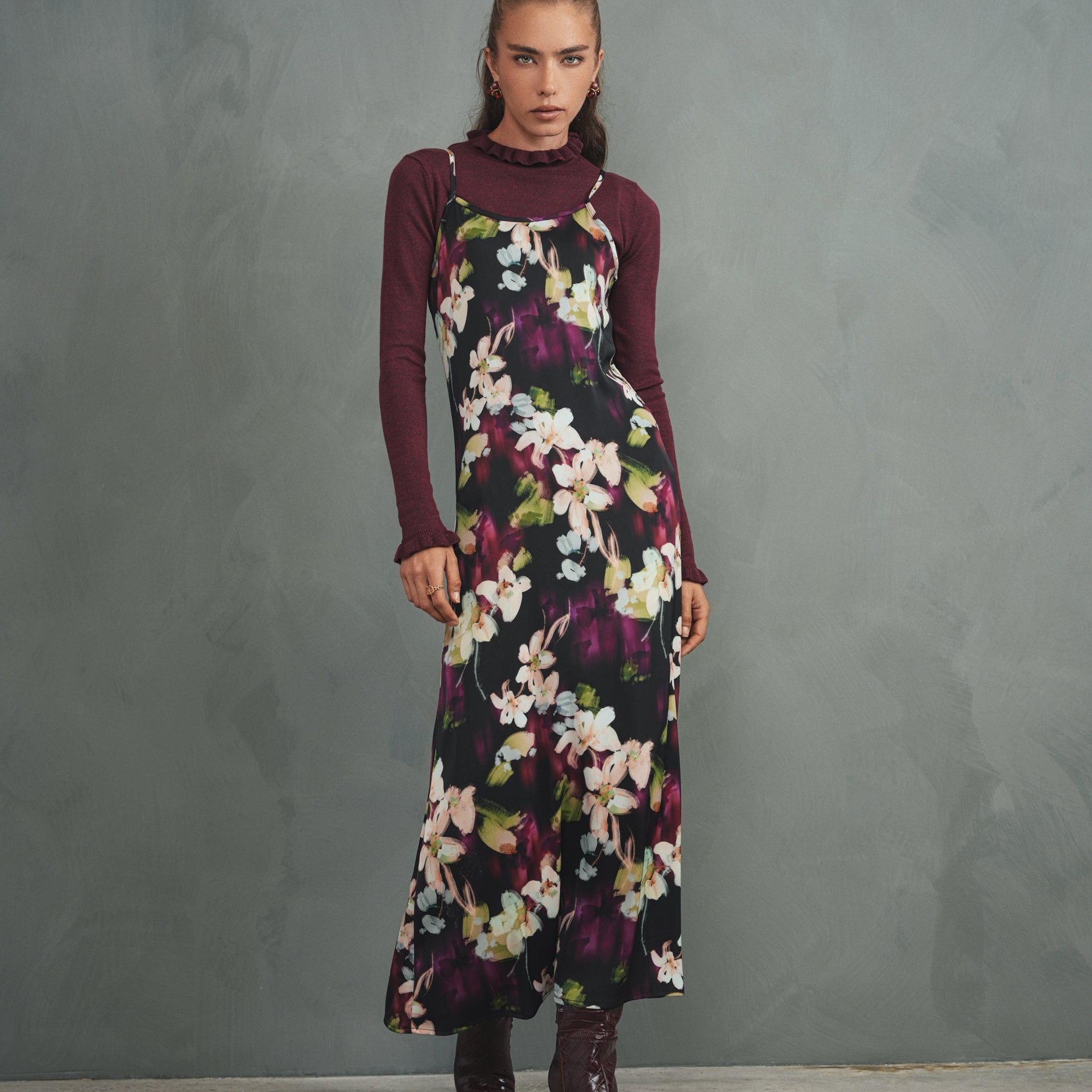 Print Slip Dress