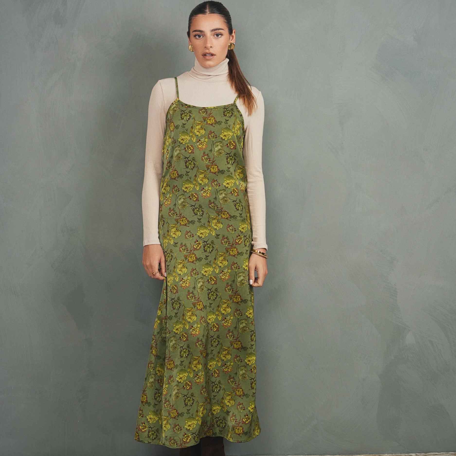 Print Slip Dress