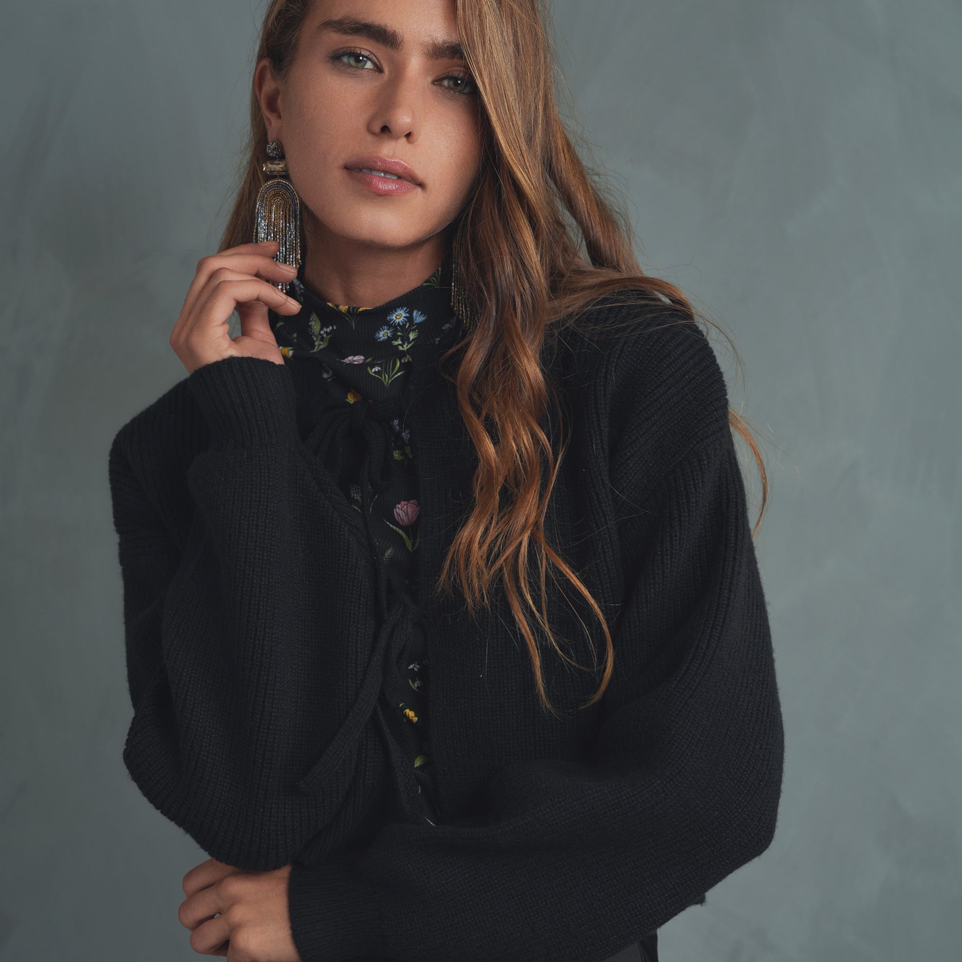 Tie Cardigan