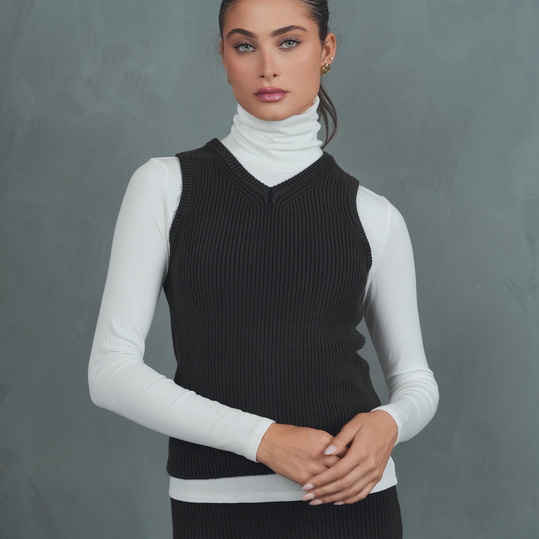 Wash Knit Vest