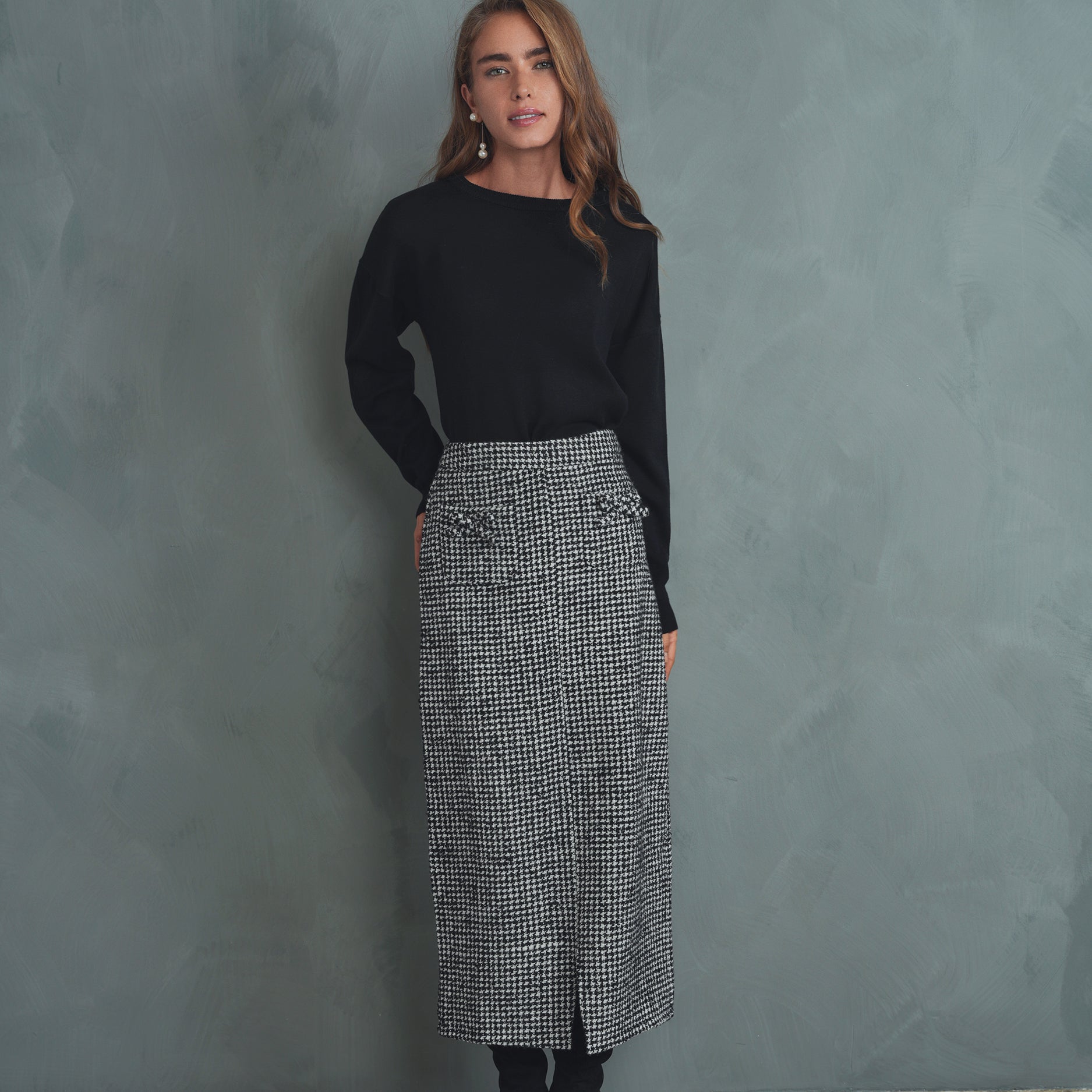 Tweed Skirt