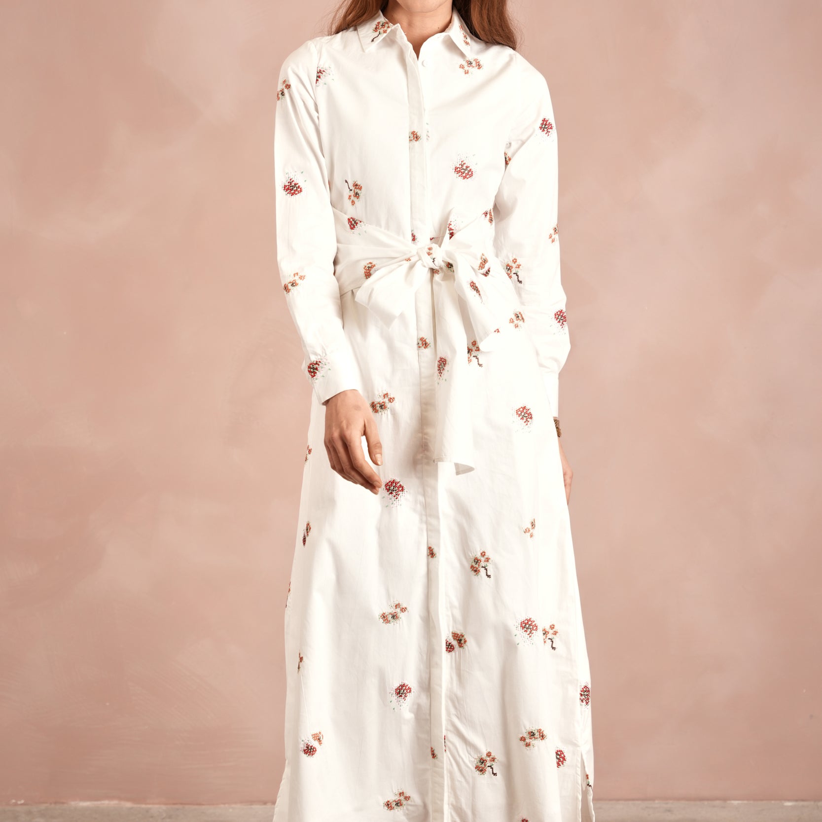 Tie Waist Maxi Dress