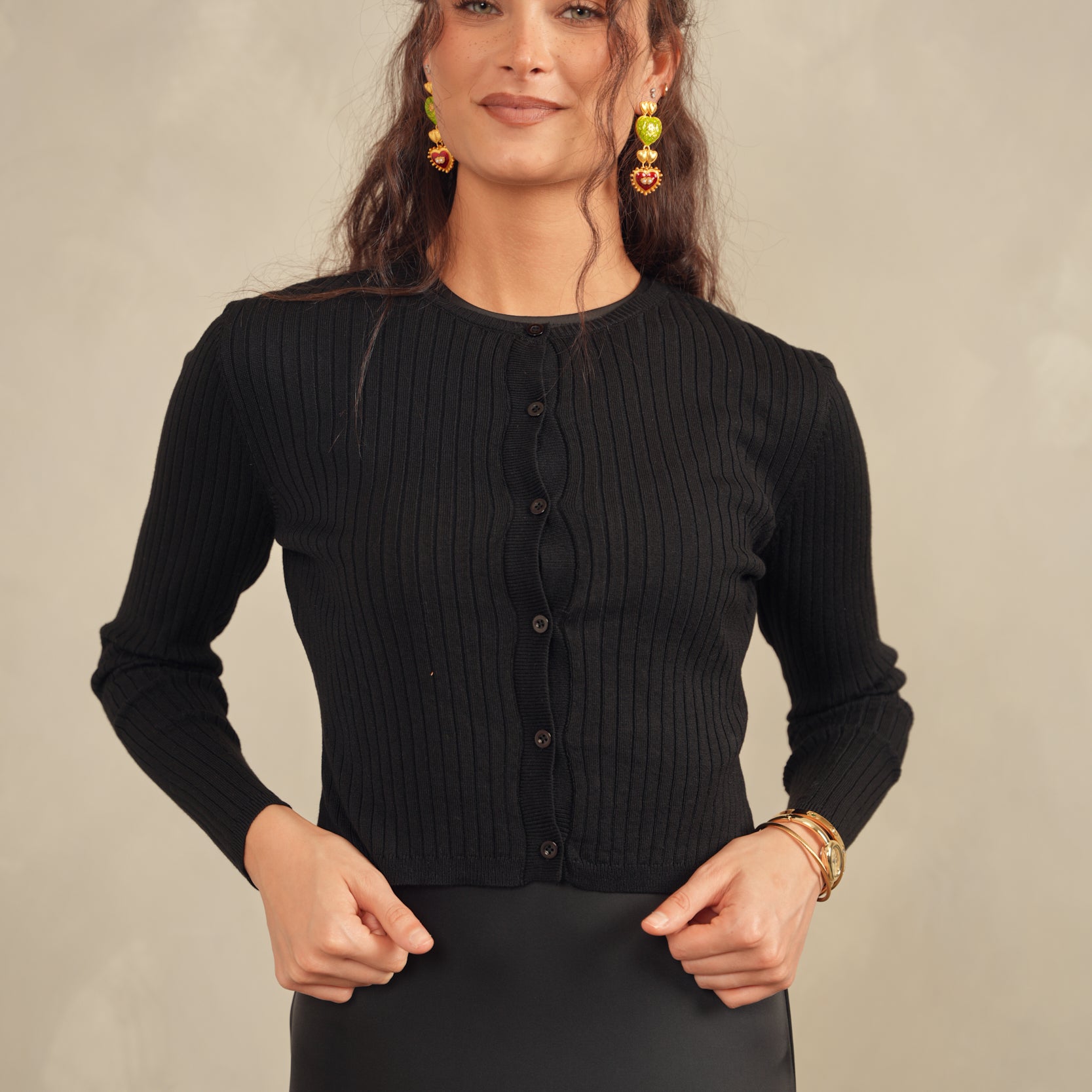 Soft Rib Cardigan