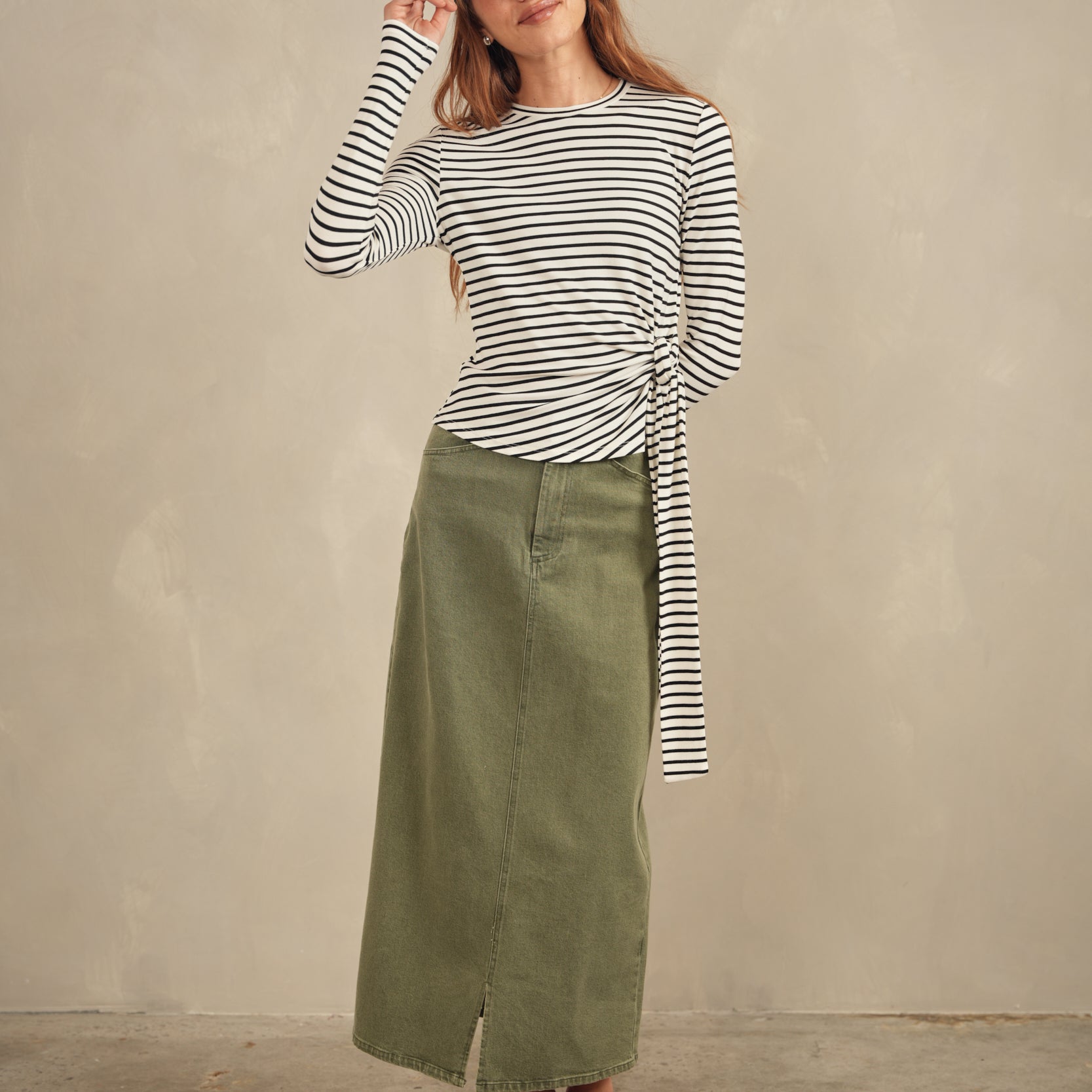 Denim Basic Skirt