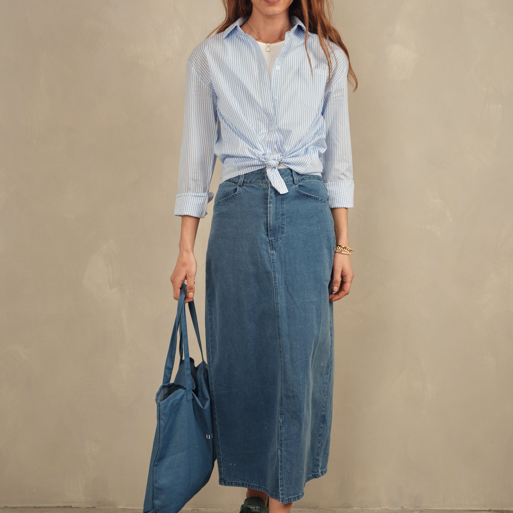 Denim Basic Skirt