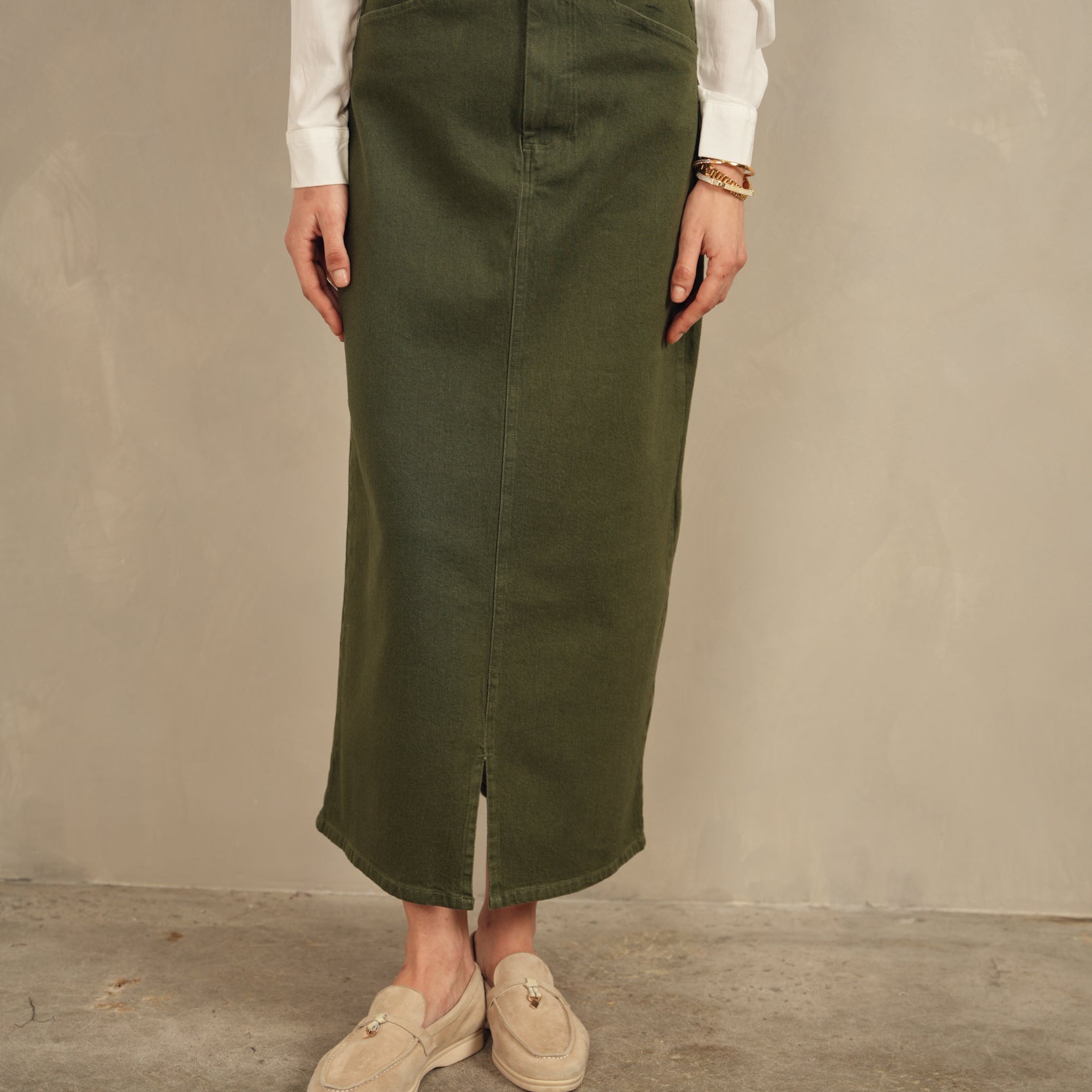 Denim Basic Skirt