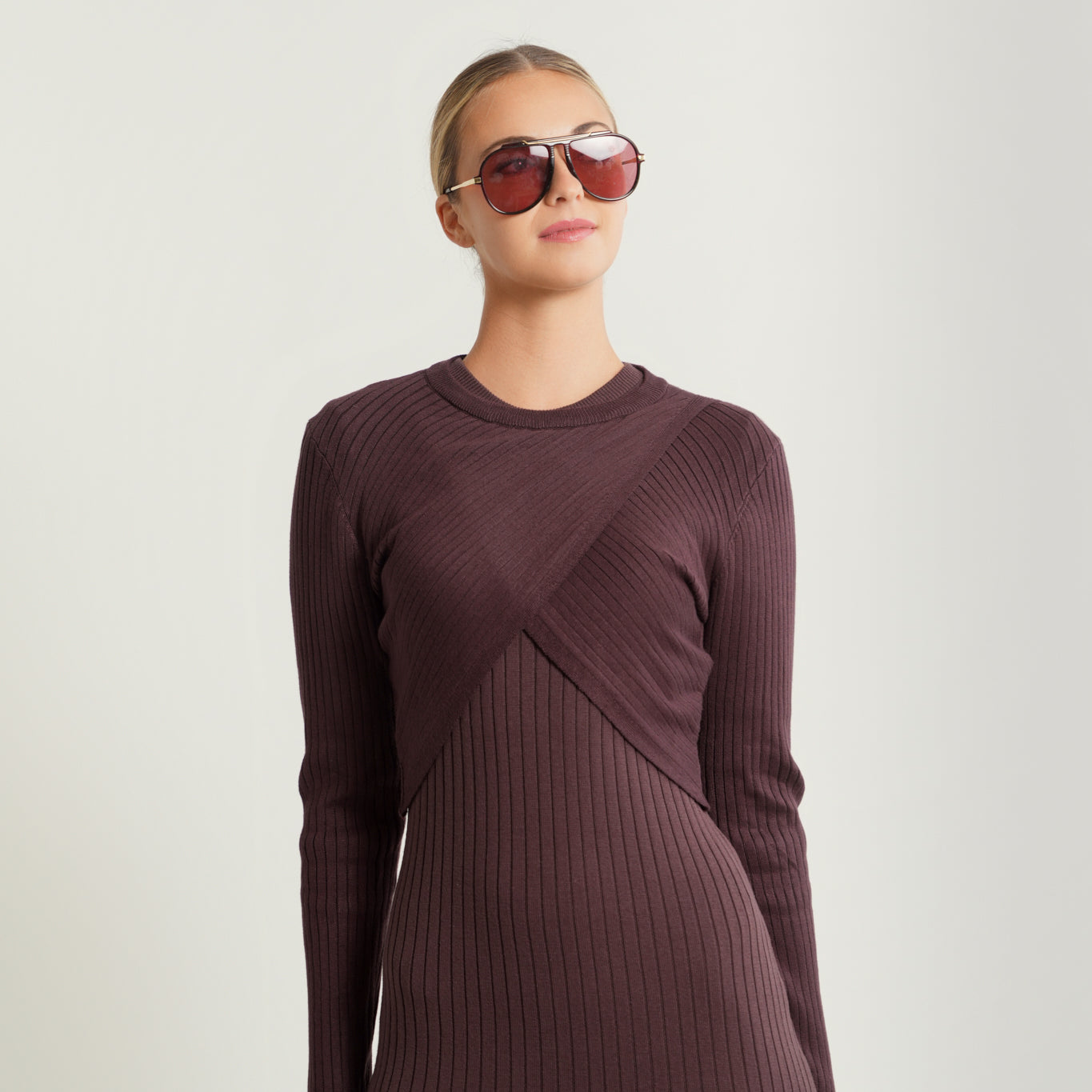 Wide Rib Overlay Top