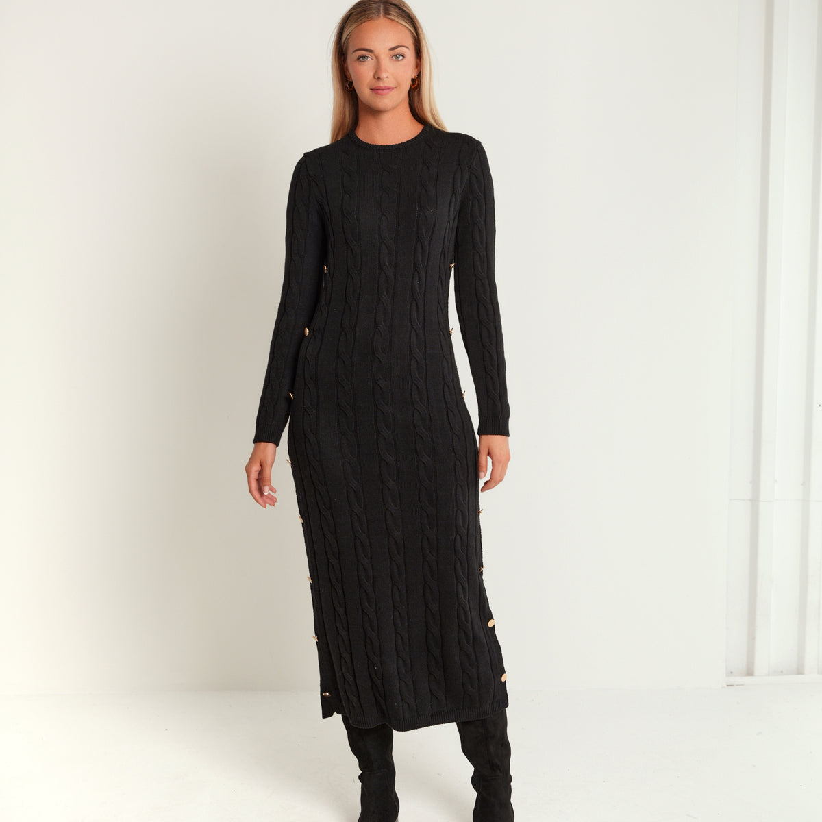 Cable Knit Dress