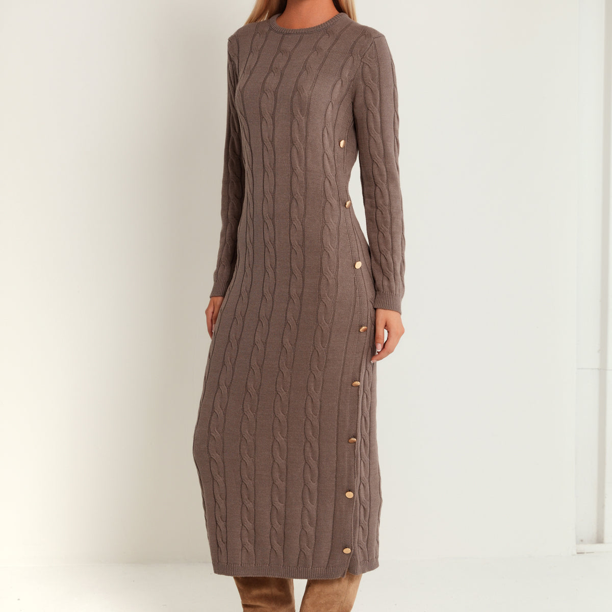 Cable Knit Dress