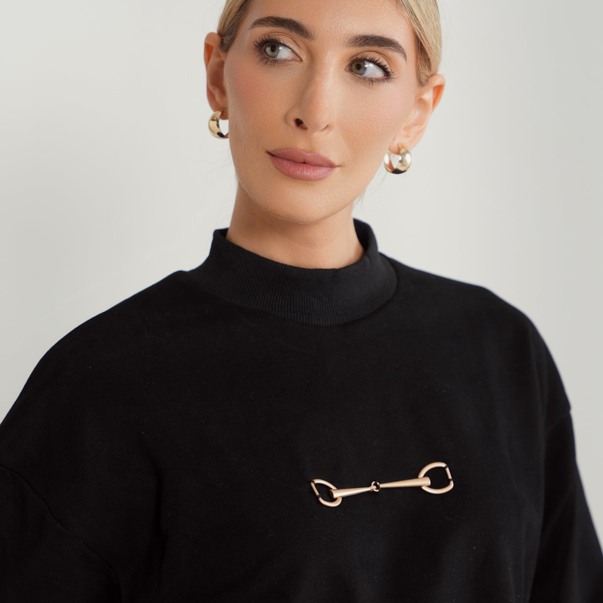 Mock Neck Sweatshirt