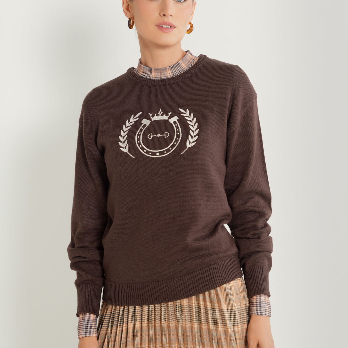 Embroidery Knit Sweater