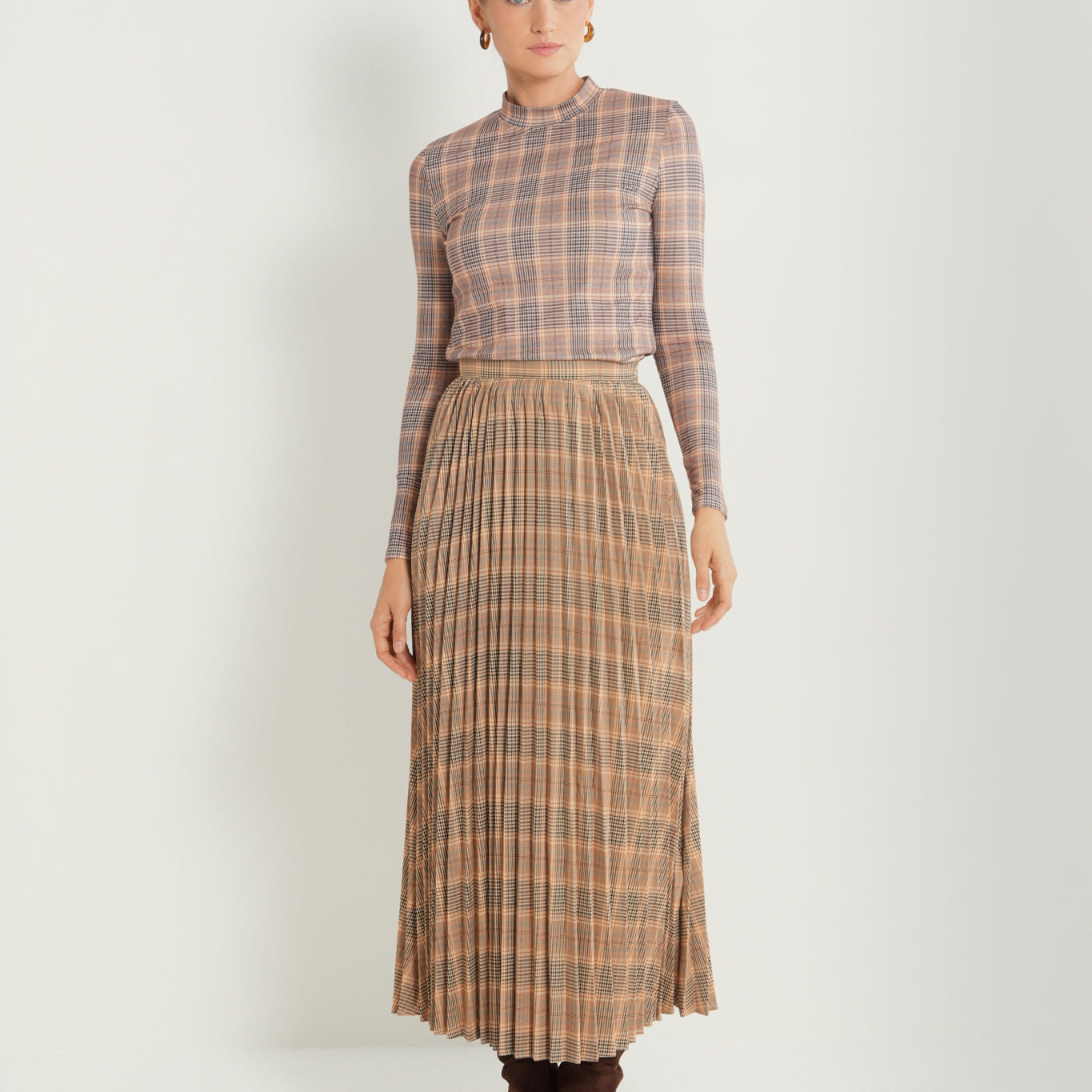 Accordion Pleated Skirt