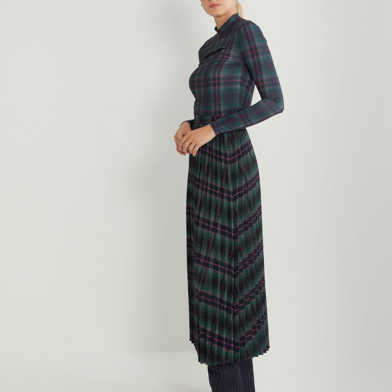Accordion Pleated Skirt