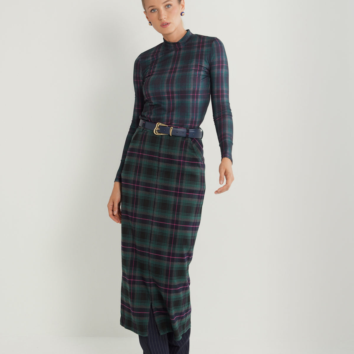 Front Slit Skirt