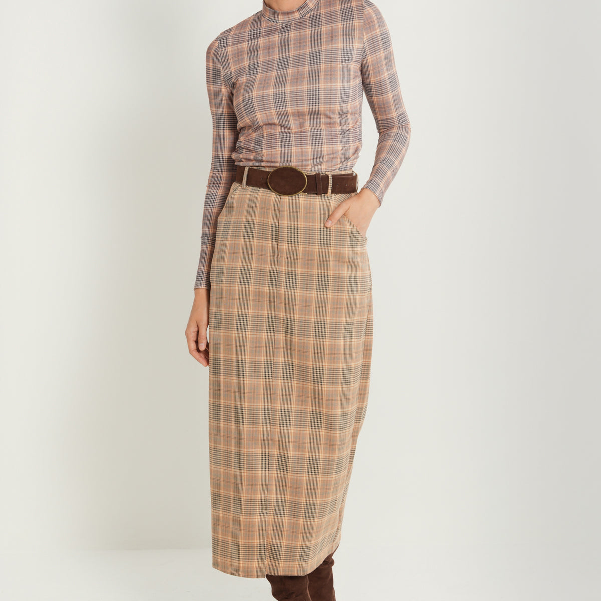 Front Slit Skirt