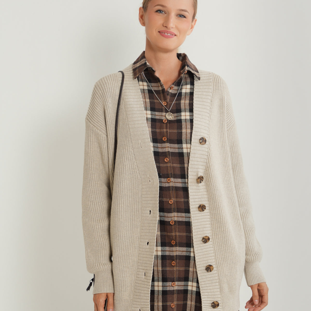 Oversized Knit Cardigan