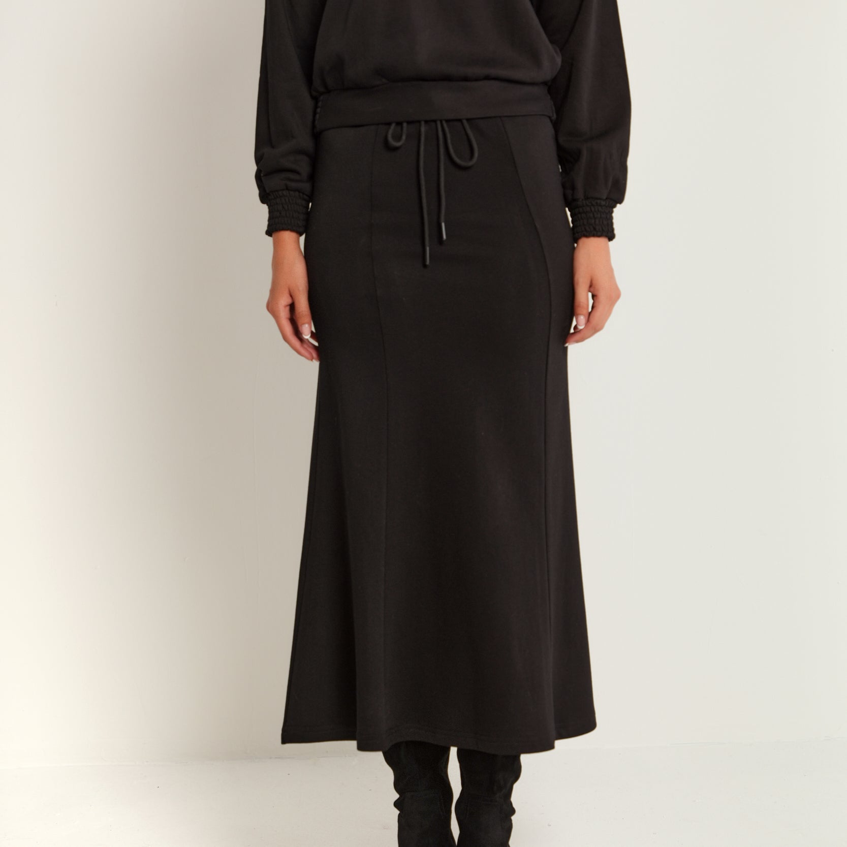 Panel Sweat Skirt