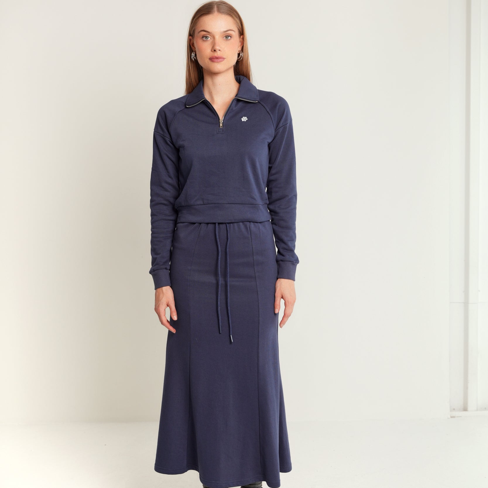 Panel Sweat Skirt