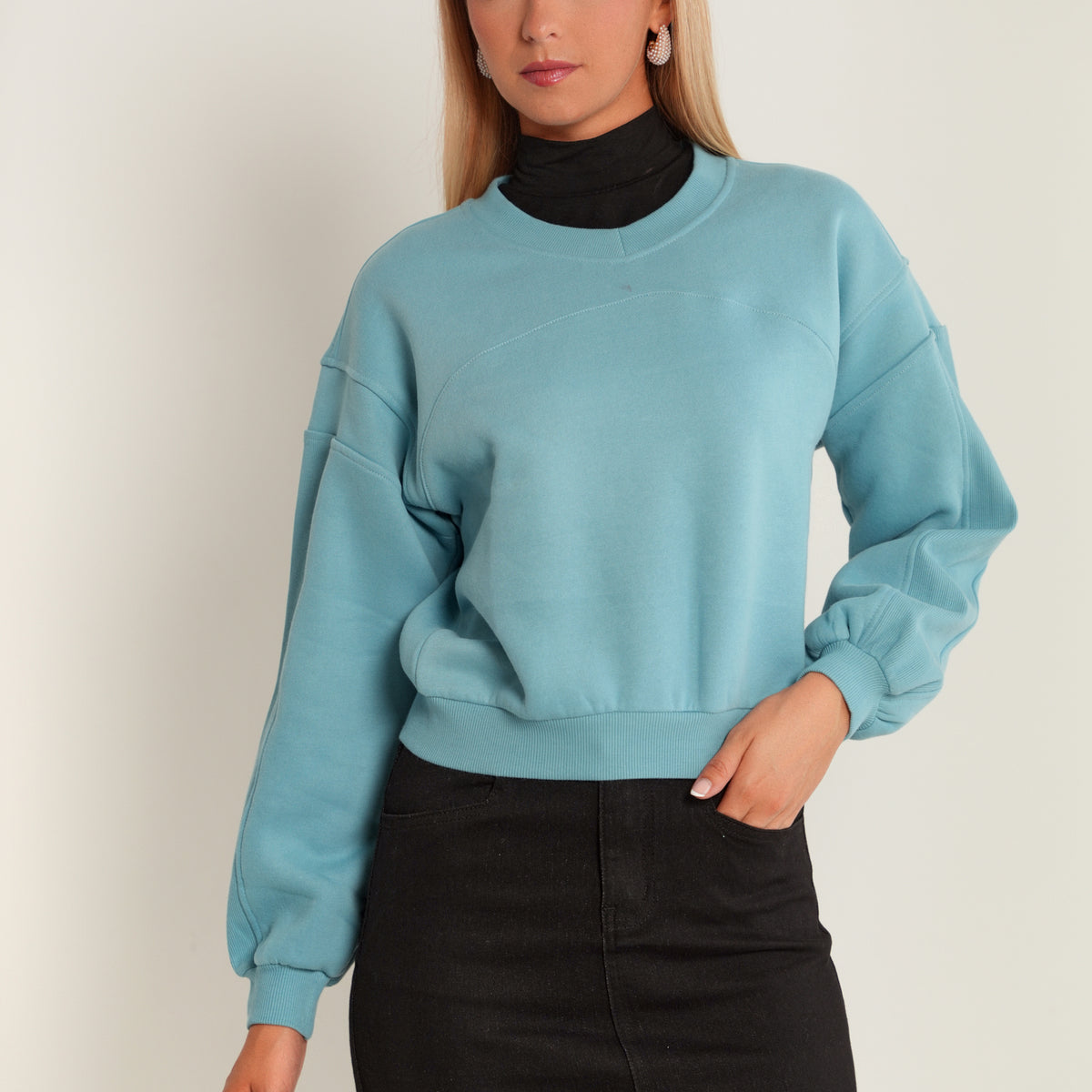V Neck Sweatshirt