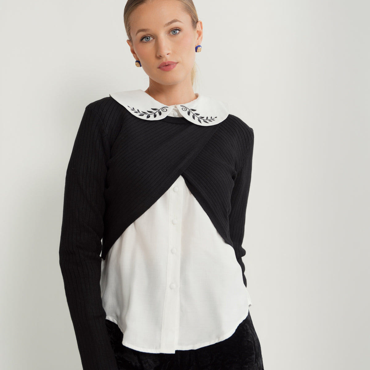 Wide Rib Overlay Top