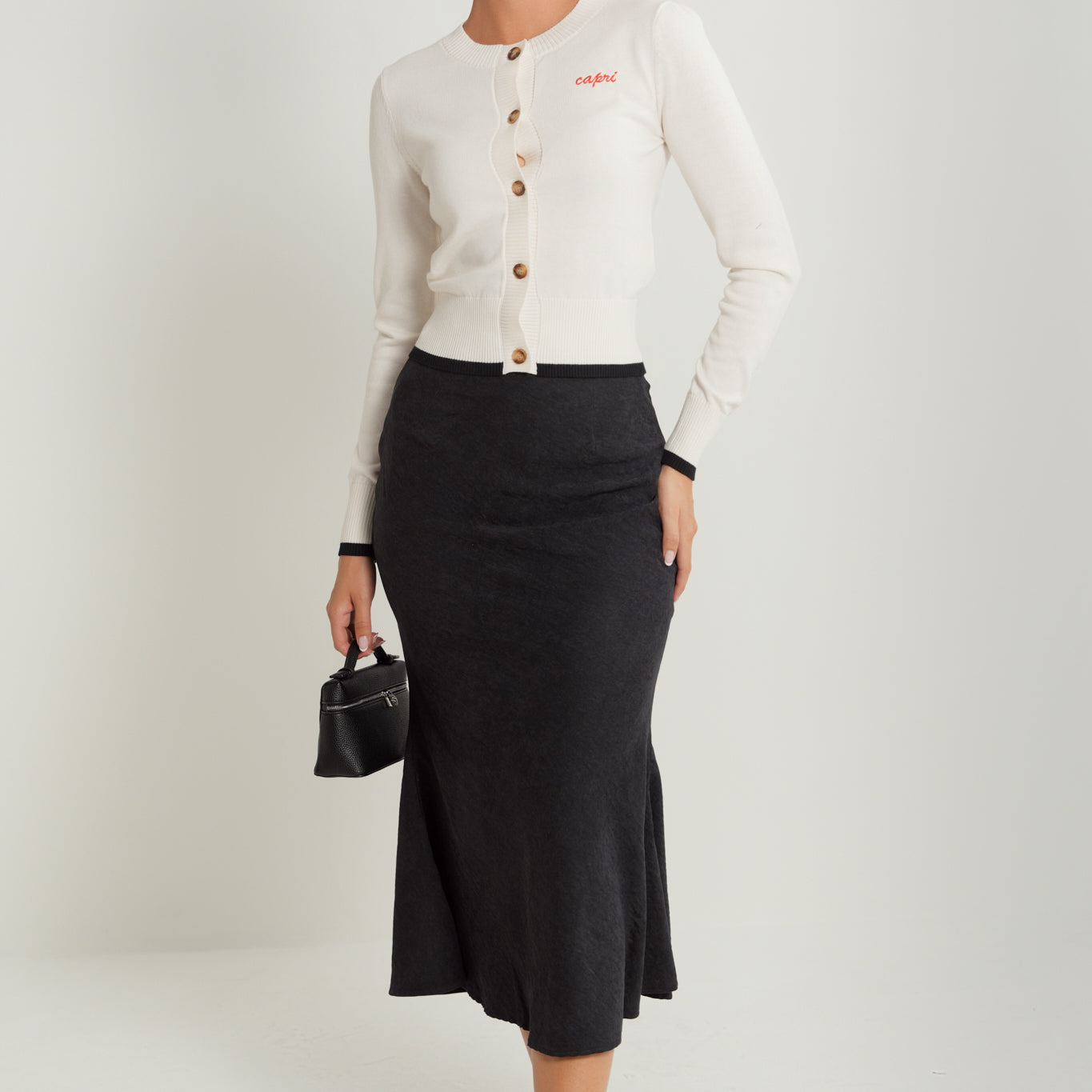 Suede Slip Skirt