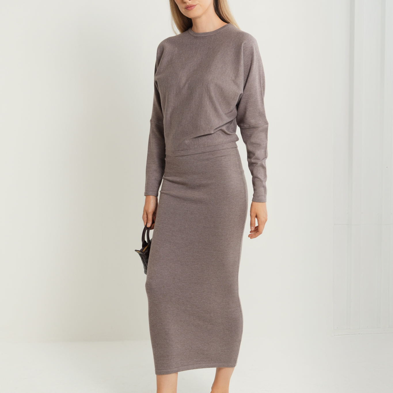 Straight Knit Skirt