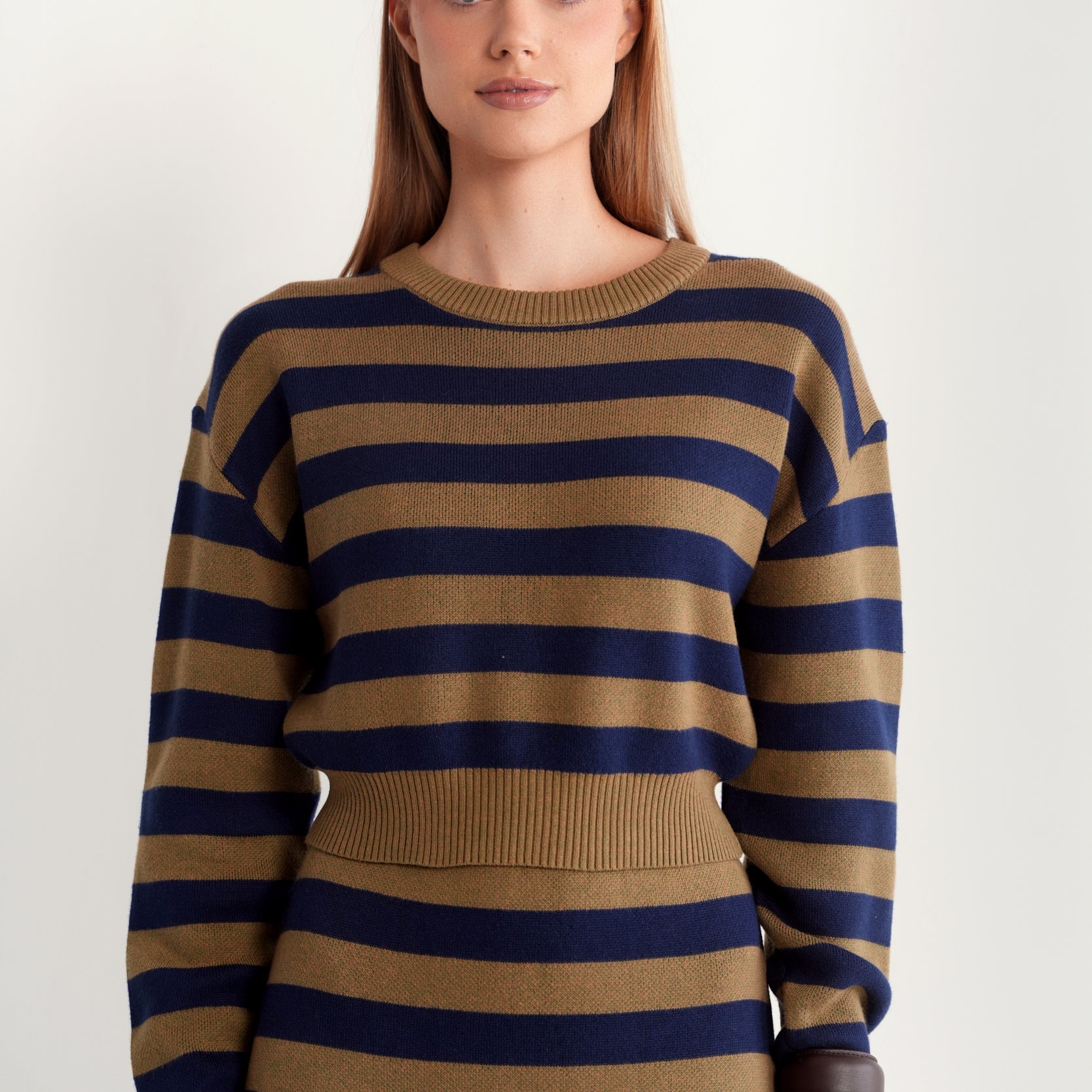 Oversized Jacquard Knit Sweater