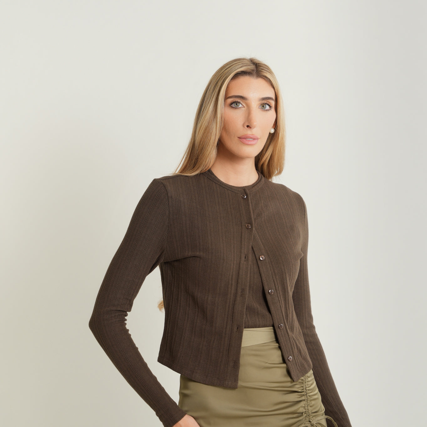 Pointelle Cardigan and Tank