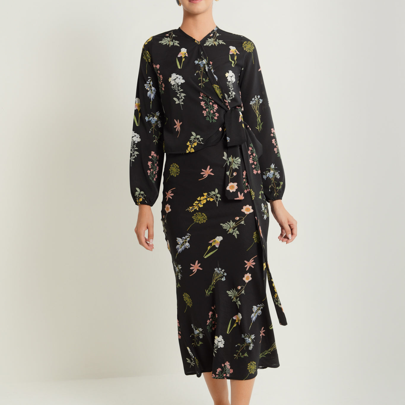 Printed Slip Skirt