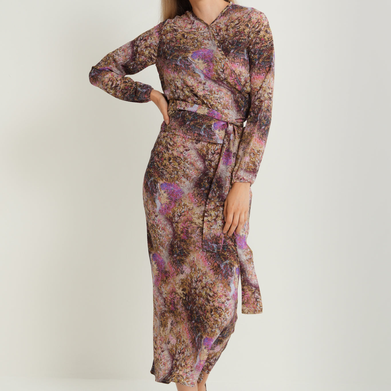 Printed Slip Skirt