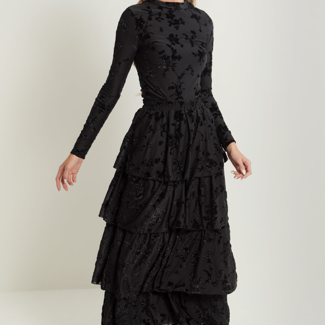 Mesh Layered Skirt