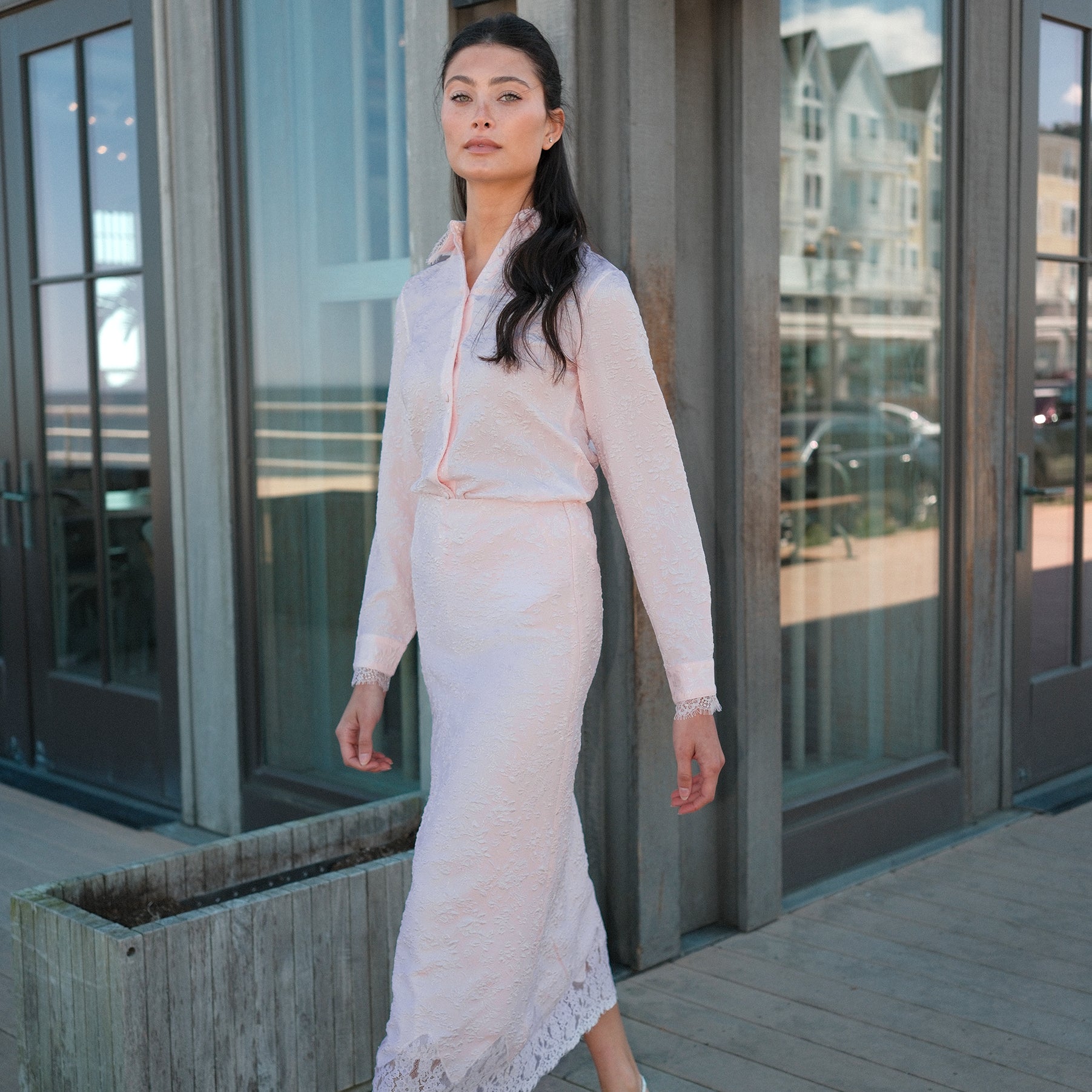 Slip Skirt With Lace