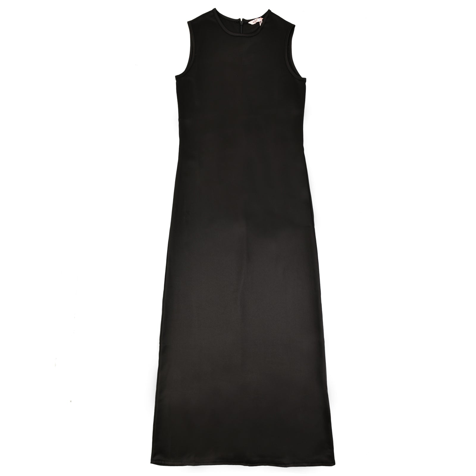 Round Neck Slip Dress Solid