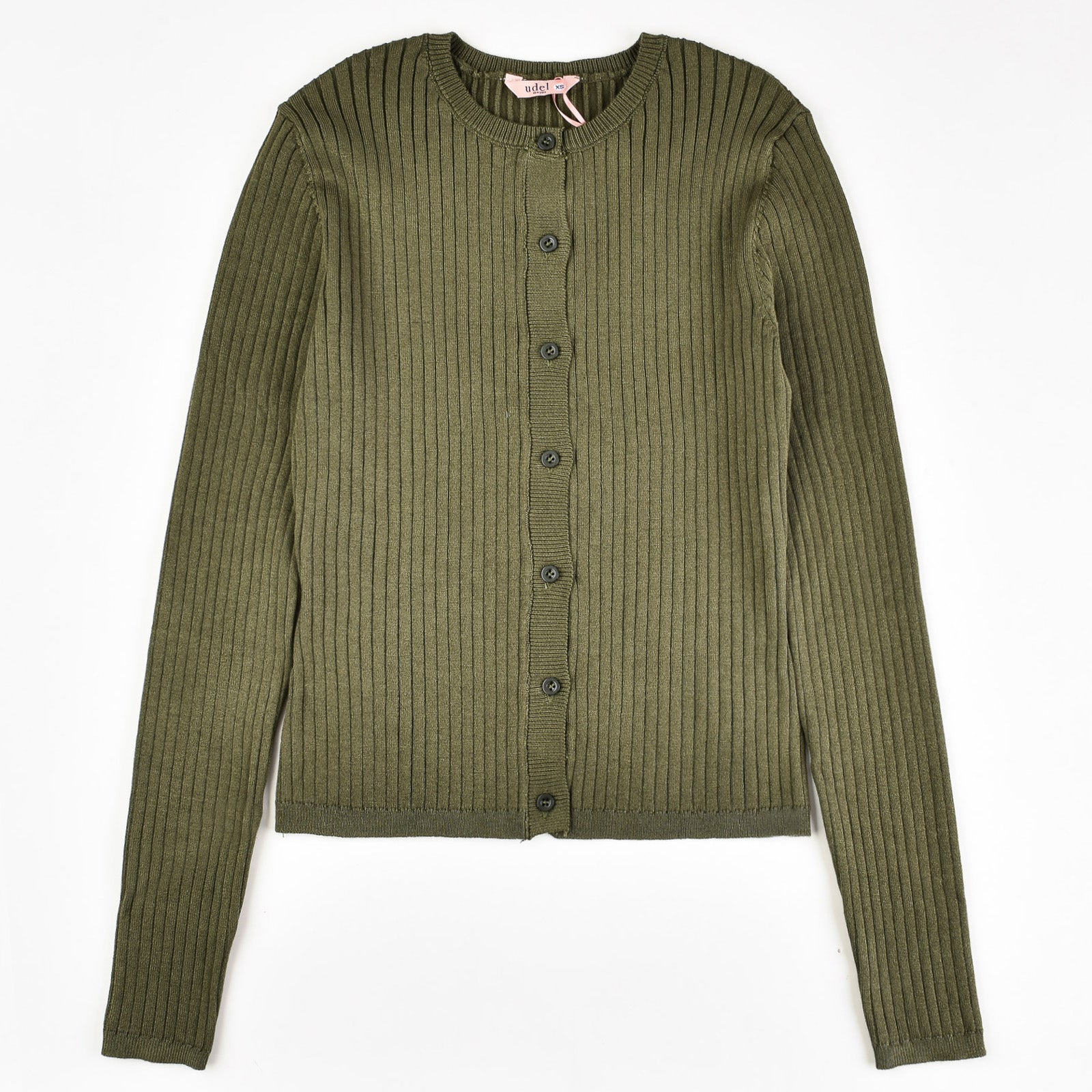 Wide Rib Knit Cardigan