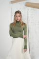 Ruffle Turtleneck
