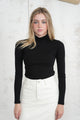 Soft Rib Turtleneck Tee