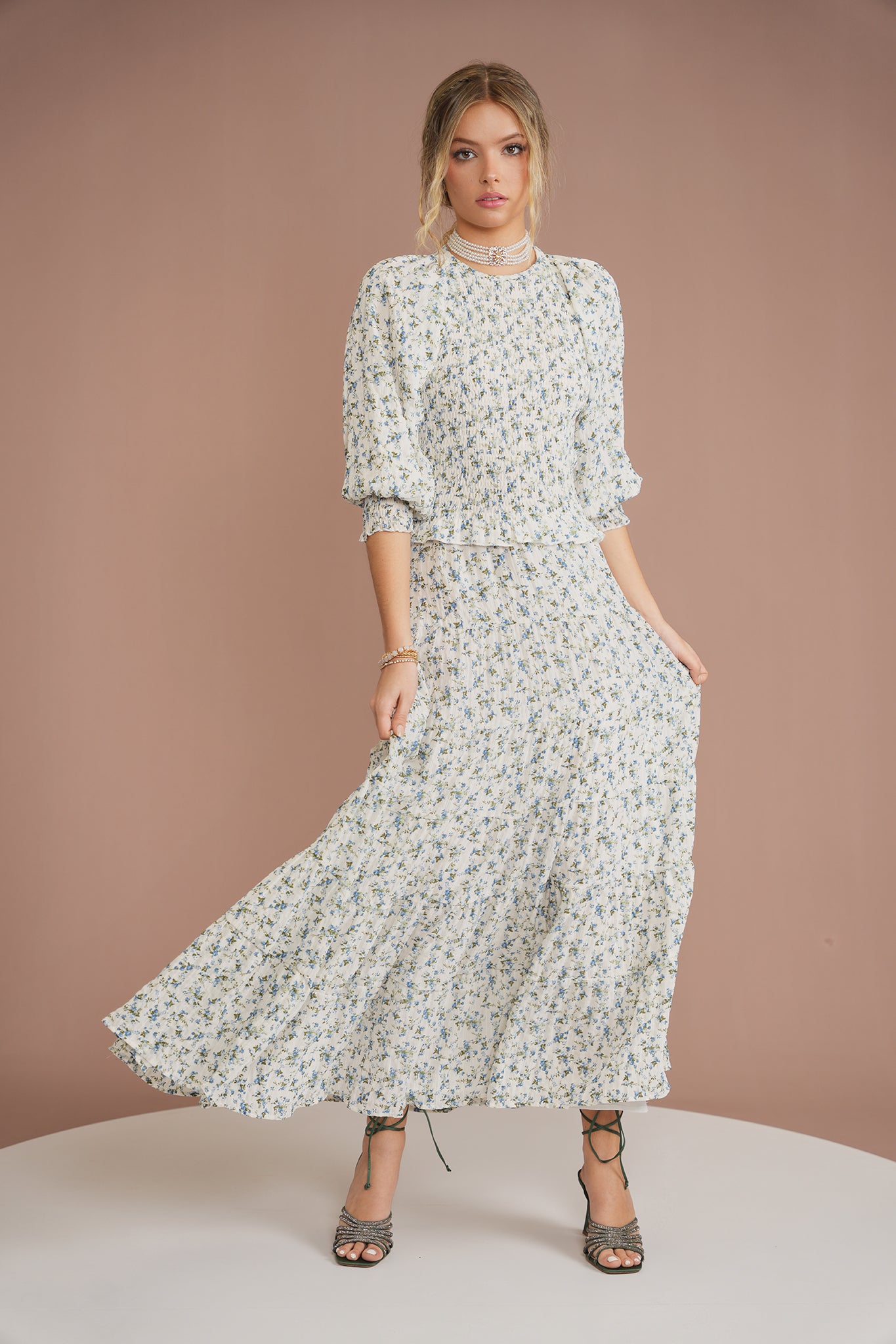 Maxi Tiered Dress – udelny.com
