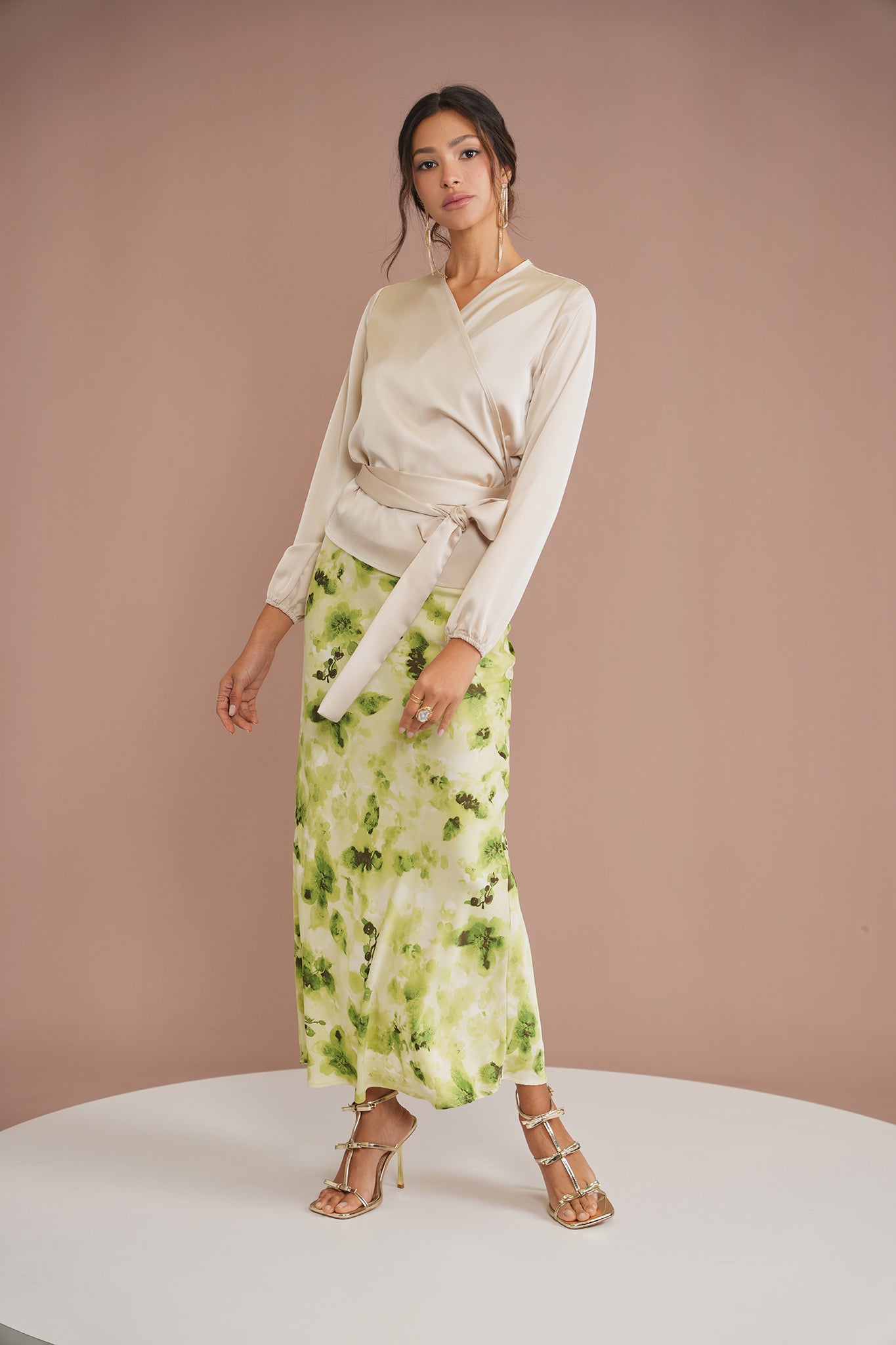 DELIY デリー　MOSAIC PRINT LAYERED SKIRT DELIY デリーMOSAIC PRINT LAYERED SKIRT