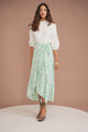 Mock Wrap Skirt