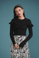Crochet & Eyelet Knit Top