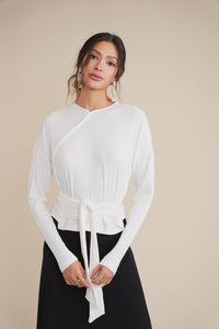 Soft Rib Tie V Tee