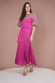 Pleated Slip Dress